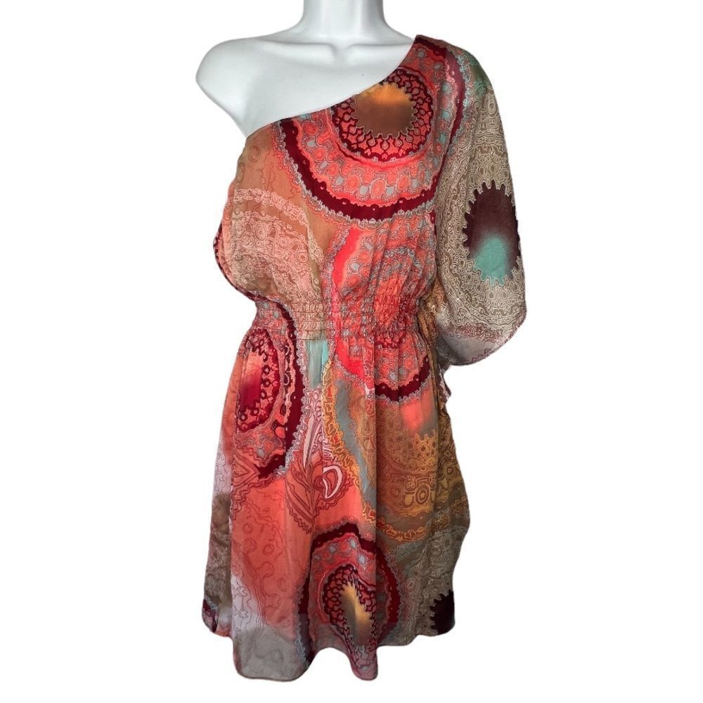 Vintage Bisou‎ Bisou One Shoulder Dress